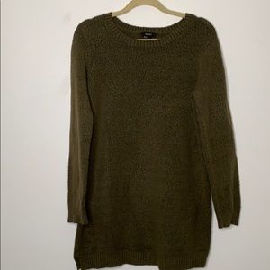 Forever21 green sweater dress size L